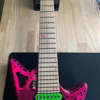 Kiesel Type-X 7 String 2023 - Pink Crackle | Reverb