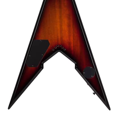 Wylde Audio Viking V Bloodburst Quilted Top Zakk Wylde V Shape Electric Guitar image 3