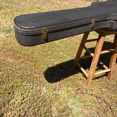 1960’s Gibson EB-2 Case - Black - Yellow Interior image 5
