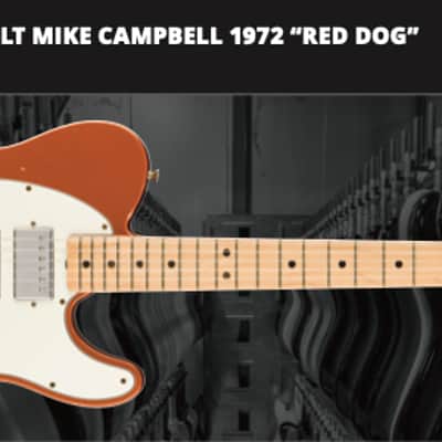 Fender Custom Shop LIMITED EDITION MASTERBUILT MIKE CAMPBELL 1972 “RED DOG” TELECASTER® (PRE-SALE) image 1