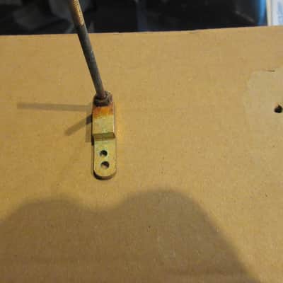 Gibson Vintage Gold Archtop Pickguard Bracket & Screw As Is Has Wear image 5