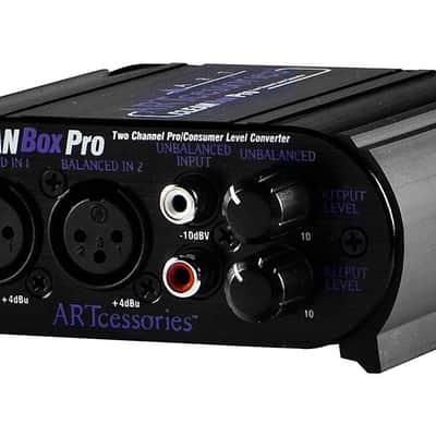 ART CLEANBox Pro Stereo Level Converter Clean-Box Balanced Unbalanced Conversion image 1