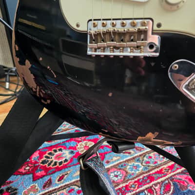 Fender Custom Shop Michael Landau '68 Stratocaster Relic 2022 - Black image 3