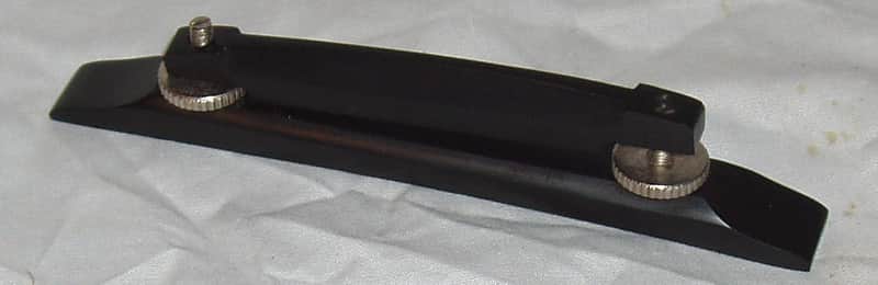 Gibson archtop Ebony Bridge Lowboy Bridge For Archtop Guitars Ebony Bridge image 1