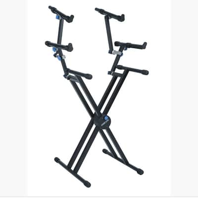 Quik-Lok QL723 | Double-Braced X-Style 3-Tier Keyboard Stand. New with Full Warranty!