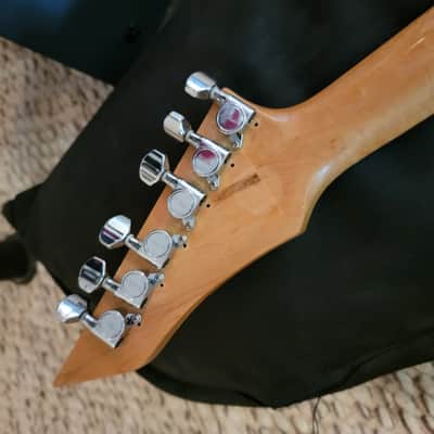 BC Rich Warlock Acrylic Electric Guitar Transparent Purple With BC Rich Gig Bag Excellent Player! image 12