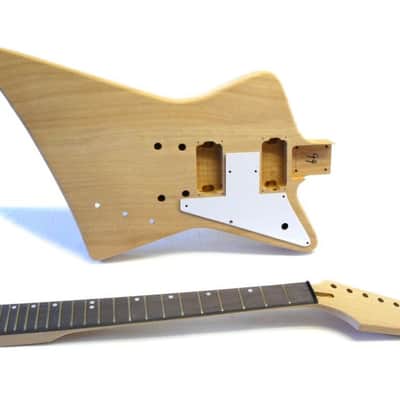 E-Gitarren-Bausatz/Guitar DIY Kit ML-Factory® Explorer-Style Mahagoni image 1