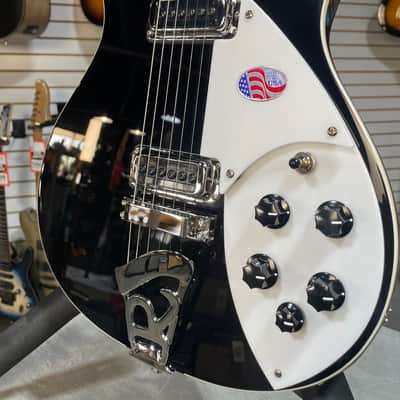 Rickenbacker 620 Electric Guitar - Jetglo w/OHSC #734 image 3