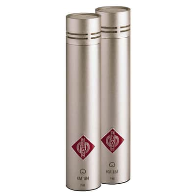 Neumann KM 184 Small Diaphragm Cardioid Condenser Mic Stereo Pair - Nickel image 3