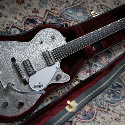 2006 Gretsch G6129T Jet Japanese Silver Sparkle image 12