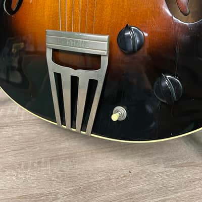 RARE Epiphone Triumph 1938 Tobacco Burst Hollow Body Electric Guitar #2709 image 8
