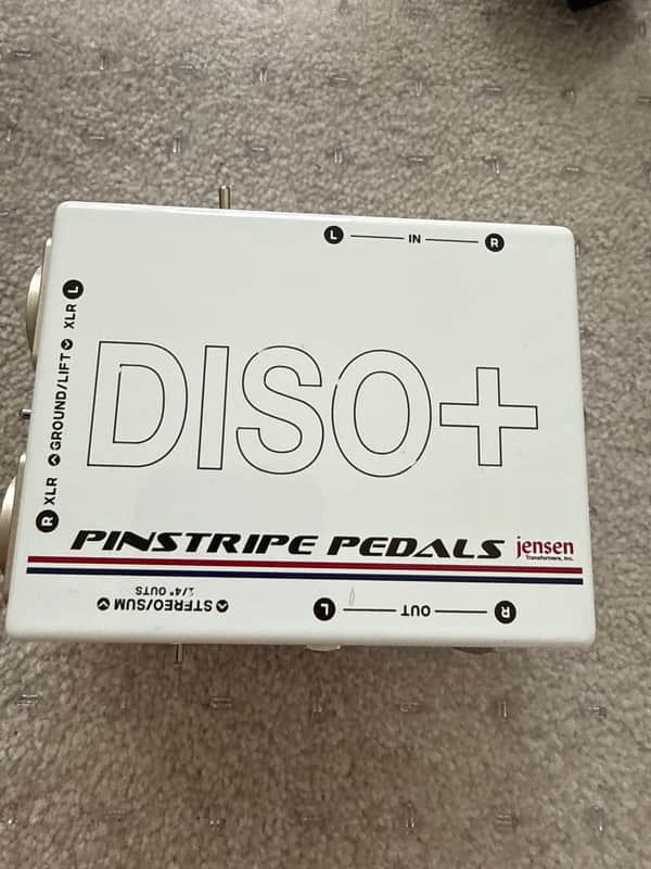 Pinstripe Pedals DISO+ PHASE MOD 2022 - White image 1