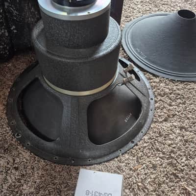Altec Lansing 604 B duplex coaxial speakers with n1000b crossover restored early hi-fi 1949 - Grey crackle image 8