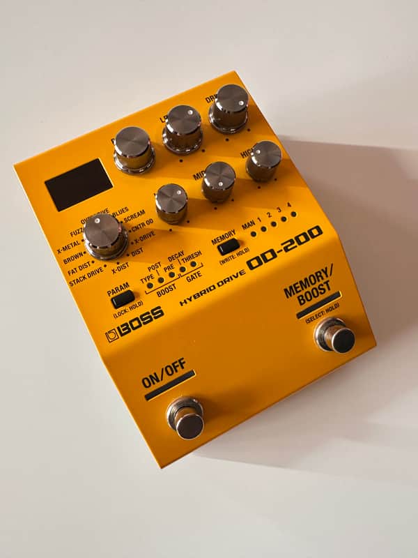 Boss OD-200 Overdrive 2019 - Present - Orange image 1