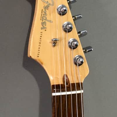LEFTY! Vintage American Standard 2016 Fender USA Strat Guitar Custom Classic Sunburst NOS Relic HSC Texas CS Pups image 7