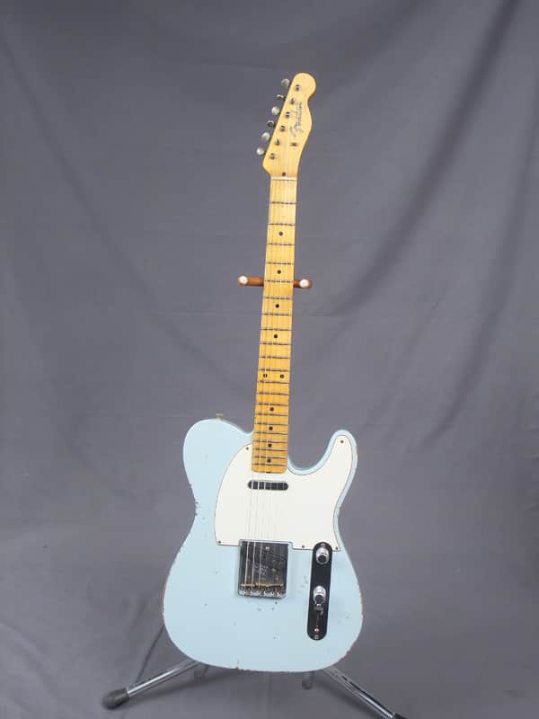 Fender Masterbuilt Jason Smith Relic Telecaster Sonic Blue image 1