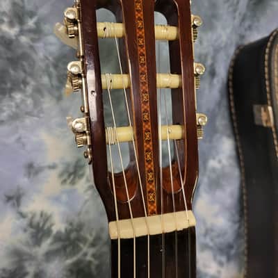 Vintage 1979 Hohner Classical HG-14 Guitar Natural  New Strings Original Soft Shell Case image 7