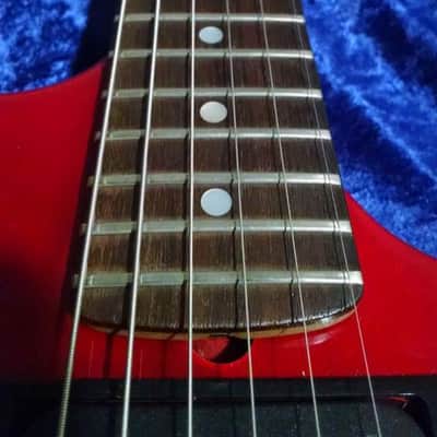 1983 Kramer Floyd Rose Model Non-Tilt Neck Trans Red W/Original Hard Case image 5