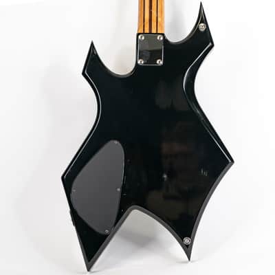 1988 BC Rich Warlock Electric Bass - Nikki Sixx Motley Crue Model - Black image 2