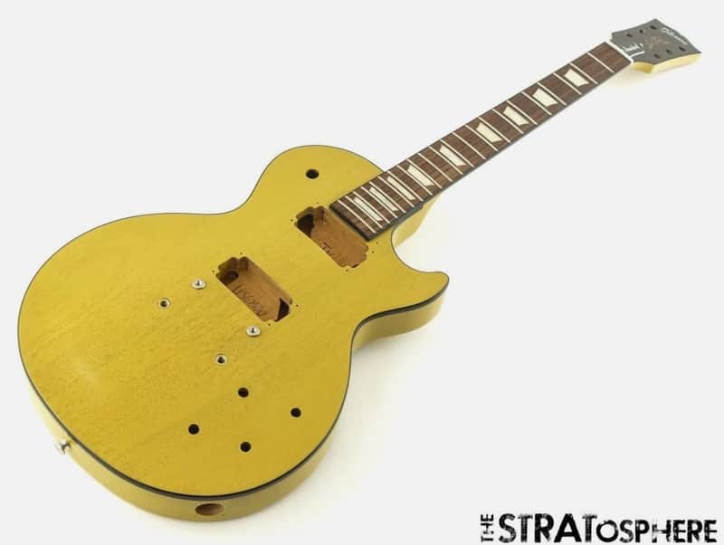 USED Gibson USA Les Paul Standard 50s BODY +NECK Mahogany Top TV Yellow $100 OFF image 1