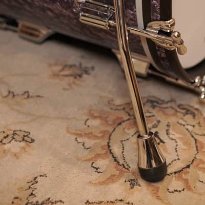Rogers 12/14/18/5x14" Cleveland (Reissue) Drum Set - Purple Diamond Pearl image 7