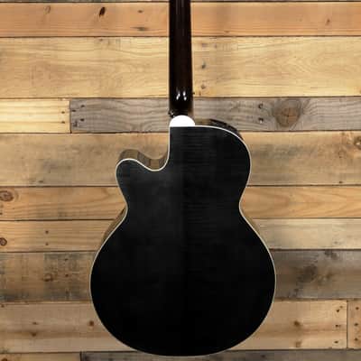 Takamine EG540C Acoustic/Electric Guitar Transparent Black w/ Case "Excellent Condition" image 5