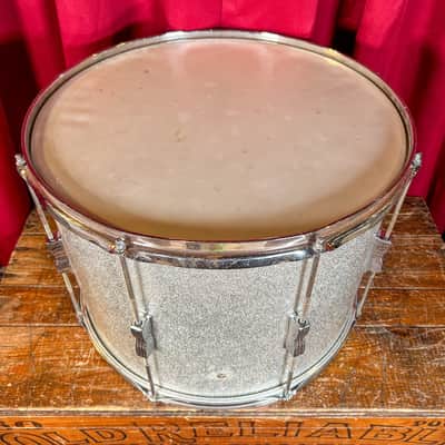 1970s Ludwig 12x17 Tenor Drum Silver Sparkle image 9