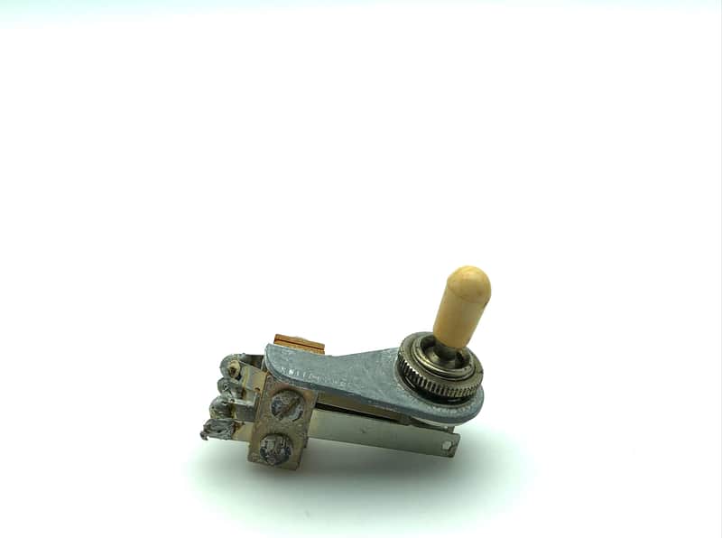 Gibson Vintage Switchcraft 3-Way Toggle Switch SG ES-335 1970’s - Aged Creme Cream image 1