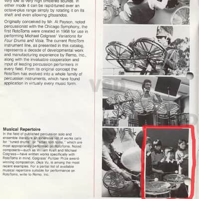 Remo 16" & 18'' Rototom Rare 1st Generation image 24