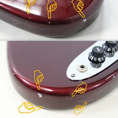 Fender Standard Jazz Bass with Rosewood Fretboard 1998 - 2008 - Midnight Wine image 19