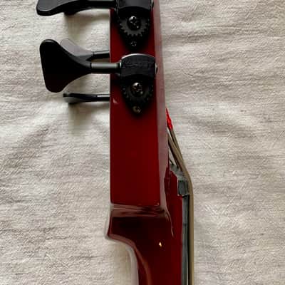 NS Design WAVc 5 String Full Size Electric Upright Bass 2025 - Transparent Red image 16