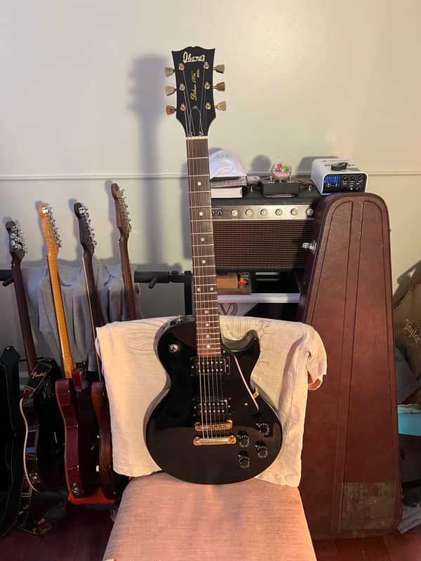Ibanez 2342 Deluxe '59er Single Cutaway Electric Guitar with Dot Inlays 1975 - 1977 - Black image 1