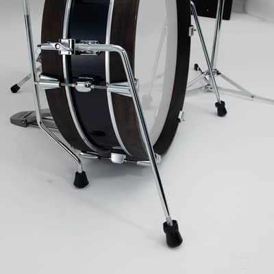 TAMA LJK48P-HBK Club-JAM Pancake Kit 18-10-13-12 Shellset ohne Hardware/Becken hairline black image 7