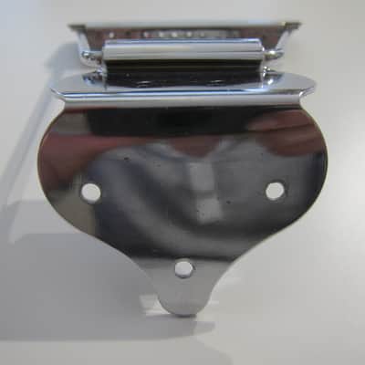 Gibson Acoustic 12 String Guitar Tailpiece Authentic Vintage Part Circa-1960s-Chrome image 7