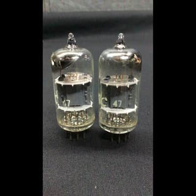 Matched PAIR NEC 12AD7 Japan (Sub for 12AX7 ECC83 7025) Amp VACUUM TUBES 9.9119 image 2