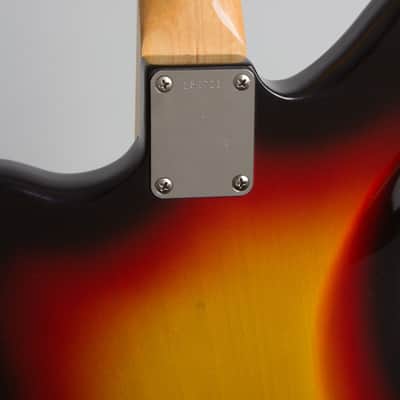 Fender  Jaguar Solid Body Electric Guitar (1965), ser. #L52721, original black tolex hard shell case. image 22