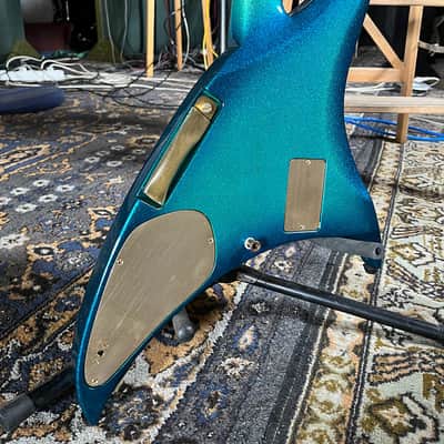 Ultra Rare Hand Crafted Vintage Japan Bizarre Apex Kamel Chenaouy Custom Shop 1983 Sparkle image 4