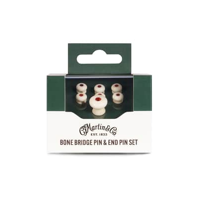 Martin APP0028 Genuine Bone Bridge Pin Set w/ Tortoise Inlay image 2