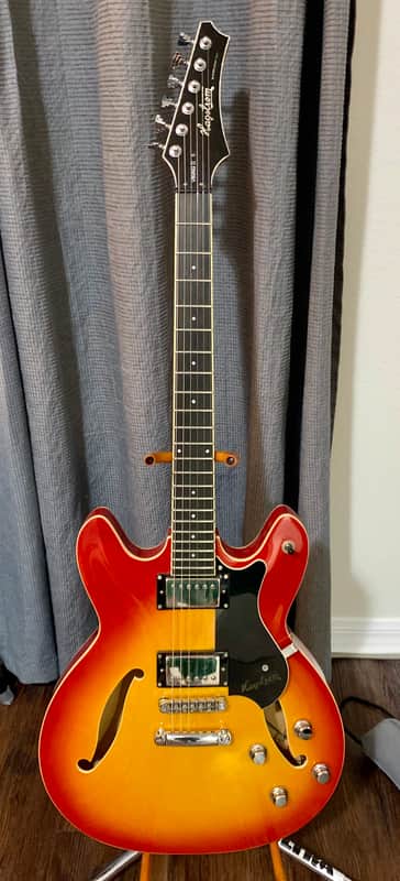 Hagstrom Viking II Ultralux 2000s - Cherry Sunburst image 1