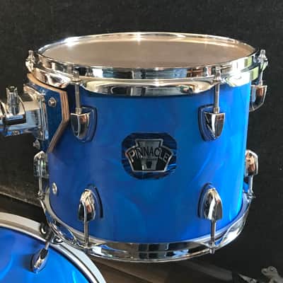 Ludwig 10”12” 16” Pinnacle Blue satin flame(Seller Refurbished) image 4