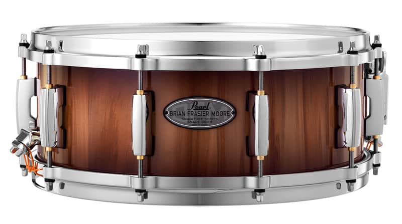 Pearl 14x5.5" Brian Frasier Moore Signature Snare Drum | 12 Ply | Gum Maple Wood | Authorized Dealer image 1