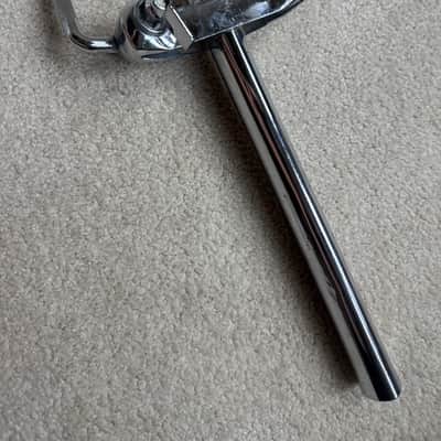 Premier Vintage Lokfast Double Tom Drum Holder Mount Post - two 5” L Arms - Chrome image 1