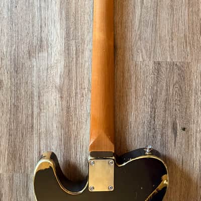 Big River “Liam” • Heavy Aged Black over Metallic Gold Top Nitro • R.Maple/Rosewood • Onamac Pick Ups image 15