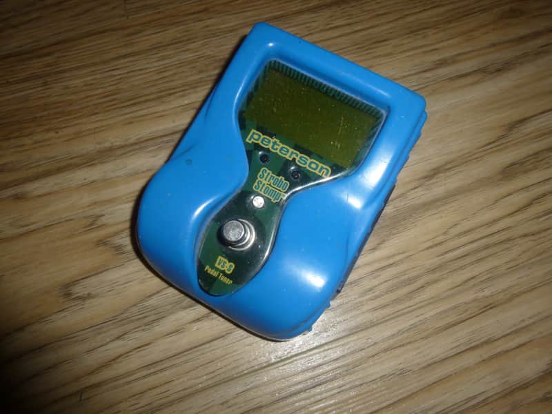 Peterson VS-S StroboStomp Pedal Tuner 2000s - Blue image 1