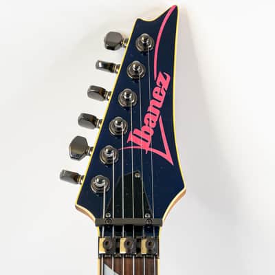 1990 Ibanez PGM100 – Signature Paul Gilbert RG, Bold Jewel Blue, Fully Dialed for Shredding image 12