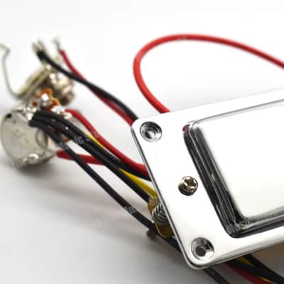 Mini Humbucker Guitar Pickup with Wiring Harness image 1