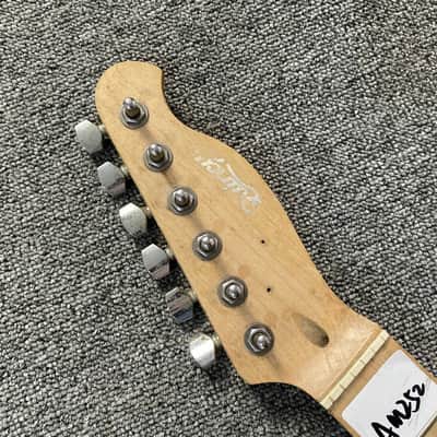 Qunicy Maple Wood Tele Style Guitar Neck, 22 Frets Fingerboard image 3