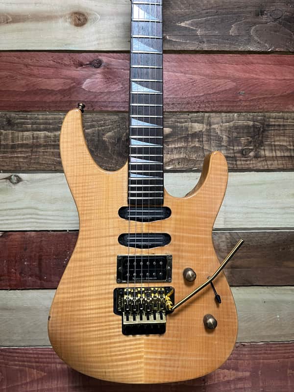 Jackson SL-3 Soloist Thru Neck HSS MIJ Natural Flame image 1