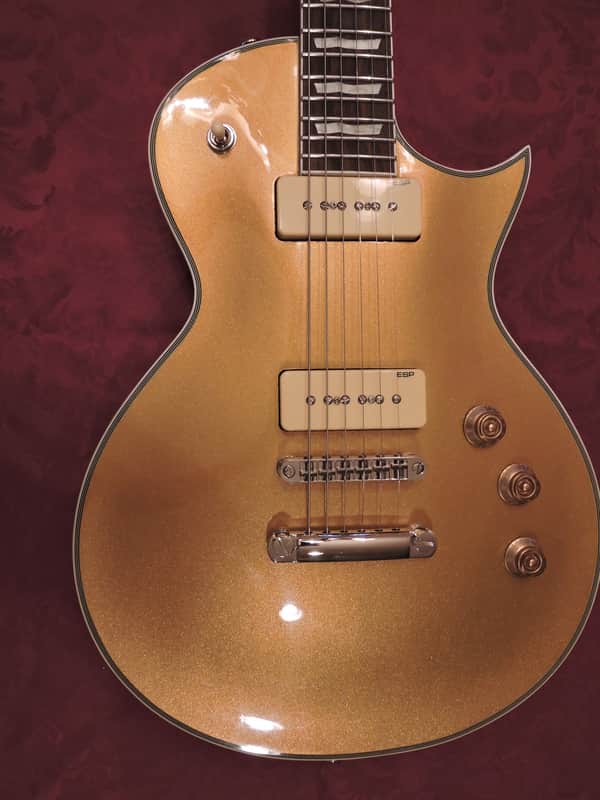 ESP ltd EC-256p  Gold top guitar with P90-style pickups. image 1