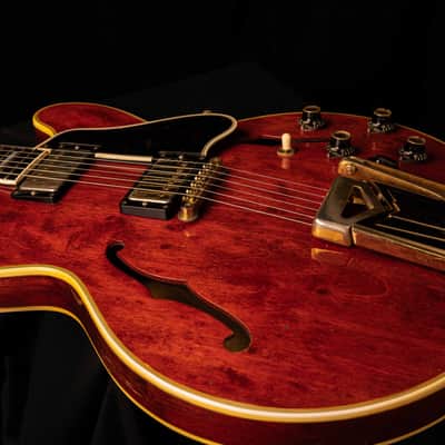 Gibson ES-355 TDC Stereo Sideways Vibrola Cherry 1962 image 4